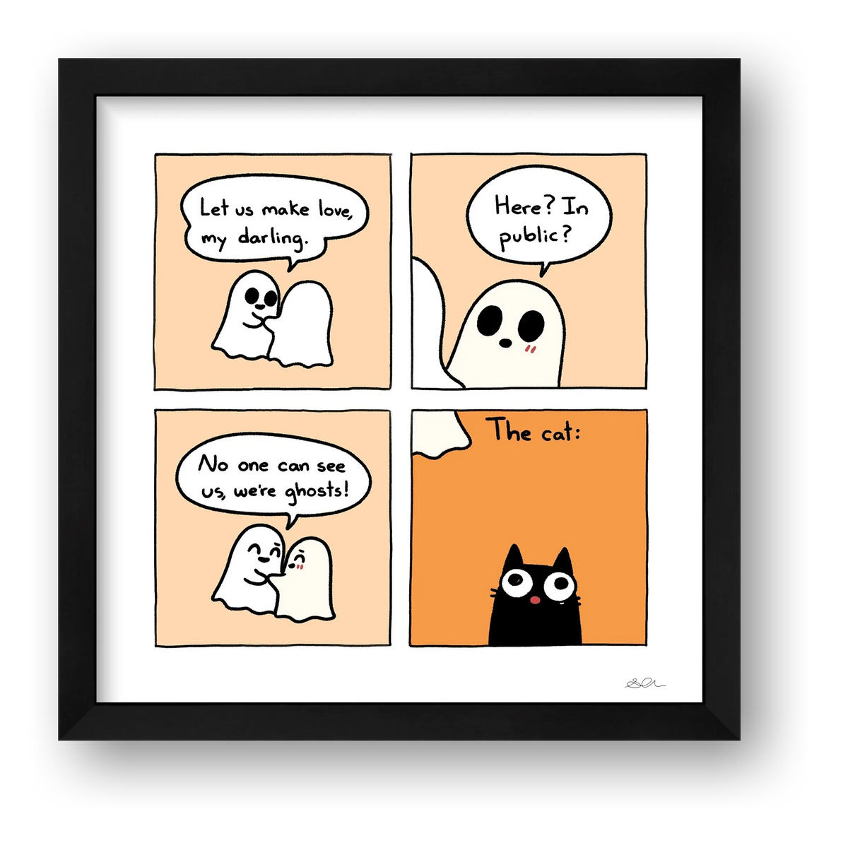 What The Cat Sees — framed