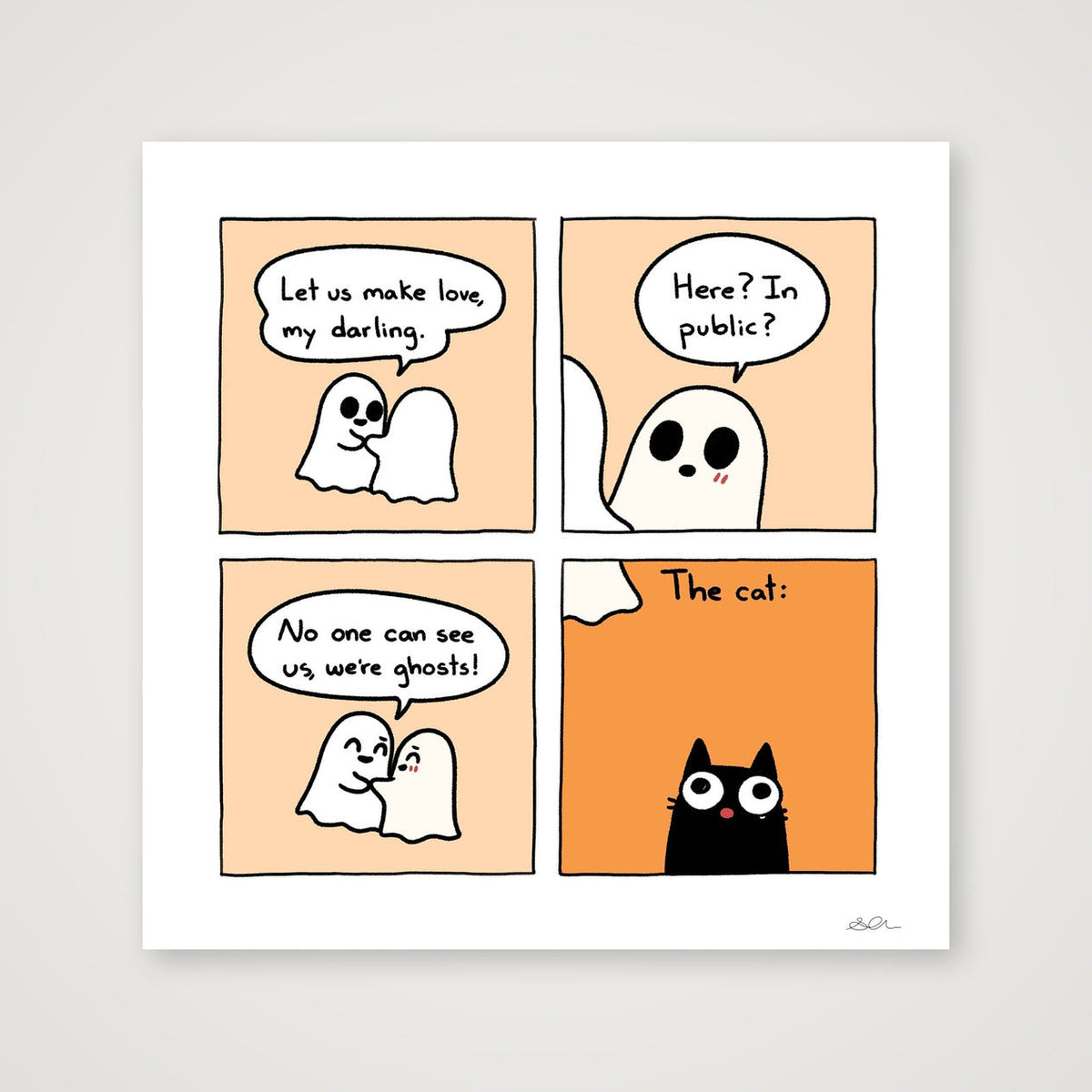 What The Cat Sees — 30×30cm, 12×12" Print only